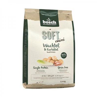 Bosch Soft Mini Wachtel & Kartoffel 2,5 kg
