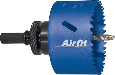 Airfit Kreisschneider HSS Bimetall kpl., für Kunststoff, Holz und Metall / 76m