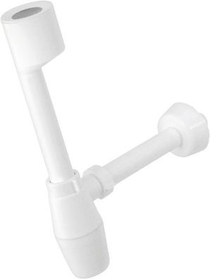 Urinal-Flaschensiphon D=32x230 mm PP / A BS weiß