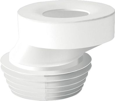 WC-Anschluss exentrisch 40 mm 90-110, F arbe: Weiß