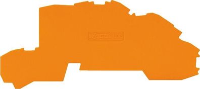 Abschluss- und Zwischenplatte 0,8 mm dic k orange / VPE 25 St.