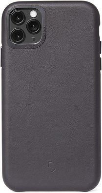 Decoded Backcover Leder Schutzhülle iPhone 11 ProMax Vollnarbenleder TPU schwarz