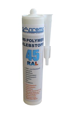 6x 290ml MS-POLYMER 45 Dichtstoff Klebstoff RAL-CLASSIC® Farbe ca. RAL 5005-5010