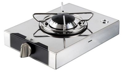 Navyload Externes Gaskochfeld aus Edelstahl 1 flammig 1750W 210x290mm