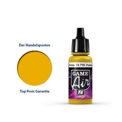 Vallejo Game Air Polished Gold 17 ml Airbrush Farbe