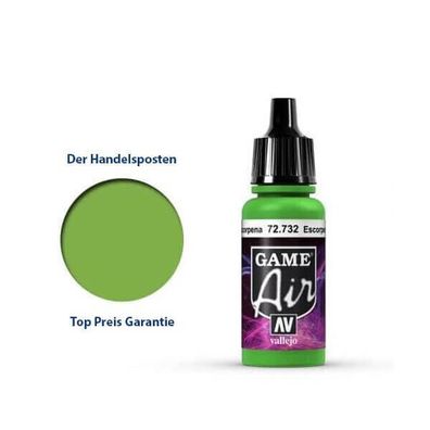 Vallejo Game Air Scorpy Green 17 ml Airbrush Farbe