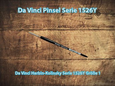 da Vinci Serie 1526Y Harbin Kolinsky Rotmarder Pinsel Größe 1