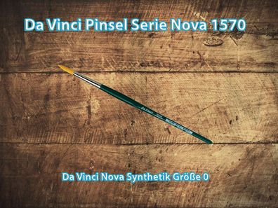 da Vinci Serie 1570 NOVA Pinsel Golden Synthetik Größe 0