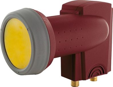 Digitales Twin-LNB Ziegelrot RAL 8012 40 mm/ Sun Protect