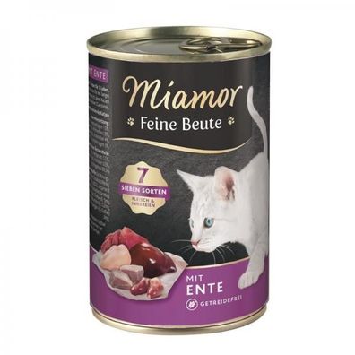 Miamor Dose Feine Beute Ente 400 g (Menge: 12 je Bestelleinheit)
