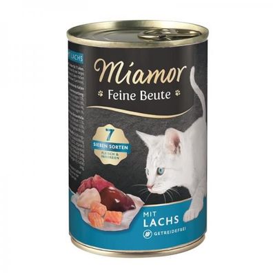 Miamor Dose Feine Beute Lachs 400 g (Menge: 12 je Bestelleinheit)