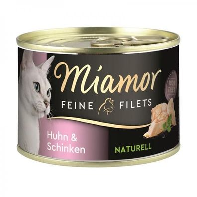Miamor Dose Feine Filets Naturelle Huhn & Schinken 156 g (Menge: 12 je Best...