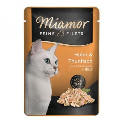 Miamor FB Feine Filets Huhn & Thunfisch 100 g (Menge: 24 je Bestelleinheit)