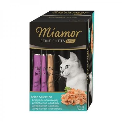 Miamor FB Feine Filets Mini Multibox Select. 8 x 50 g (Menge: 4 je Bestellei...
