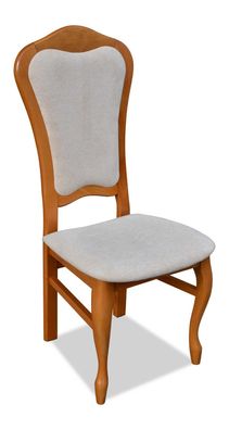 Stuhl 1 Sitzer Sessel Holz Luxus Möbel Design Lehnstuhl Holz Esszimmer