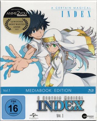 A Certain Magical Index - Staffel 1 - Vol.1 - Limited Edition - Blu-Ray - NEU