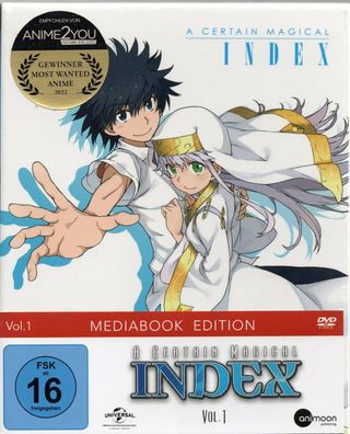 A Certain Magical Index - Staffel 1 - Vol.1 - Limited Edition - DVD - NEU