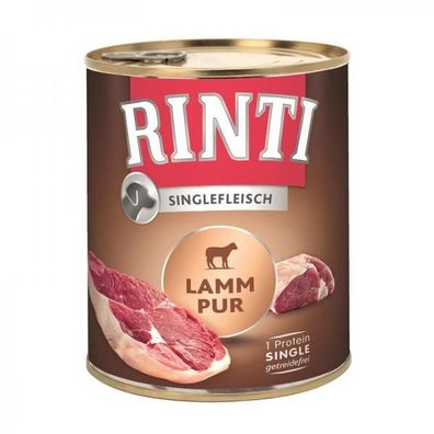 Rinti Dose Singlefleisch Lamm Pur 800 g (Menge: 6 je Bestelleinheit)