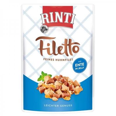Rinti Filetto Huhnfilet mit Ente in Jelly 100 g (Menge: 24 je Bestelleinheit)