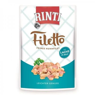 Rinti Filetto Huhnfilet mit Lachs in Jelly 100 g (Menge: 24 je Bestelleinheit)