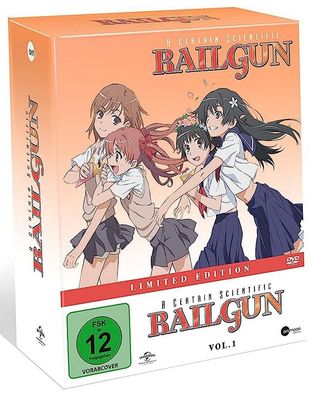A Certain Scientific Railgun - Staffel 1 - Vol.1 - Limited Edition - DVD - NEU
