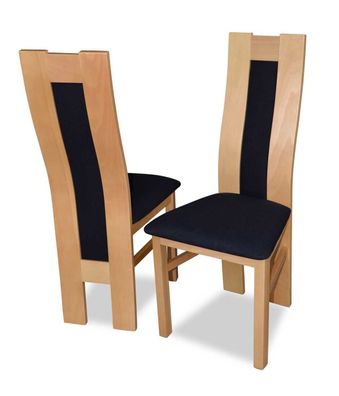 Klassische Stuhl Designer Braun Holzstuhl Esszimmerstuhl Luxus Möbel