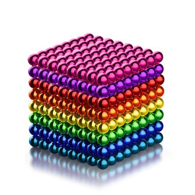 1000 Stück 5 mm Magnetkugel-Set Magic Magnet Cube Bauspielzeug zum Stressabbau