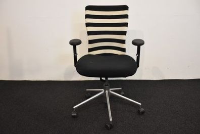 Bürodrehstuhl "VITRA" schwarz/ weiß Textilbezug, gebraucht