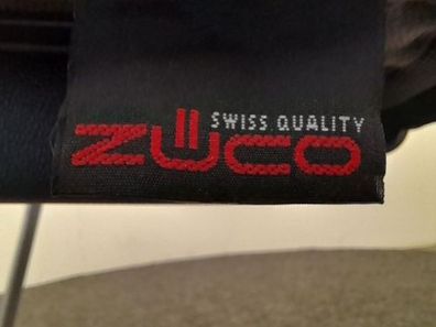 Freischwinger, "ZÜCO", Stoffbezug schwarz, gebraucht