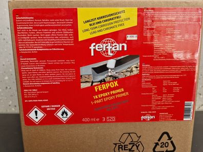 FERTAN FERPOX 400 ml Spray 1-K Epoxy Primer Rostschutz Grundierung Haftgrund