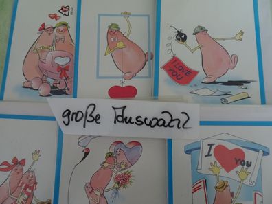 ältere Grußkarten Ziat Potty Potatoe? I love You Humor Spaß Karikaturen Liebe