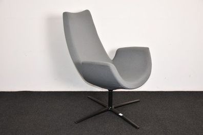 LD seating Besprechungsstuhl, grau, Gestell schwarz, gebraucht