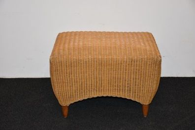 Hocker, aus Rattan, gebraucht