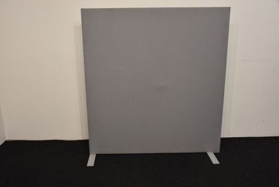 Lärmschutzwand, Stellwand, Raumtrenner, 130x140 cm, grau, gebraucht