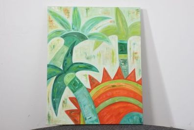 Palmen & Sonne 100 x 79 cm, gebraucht