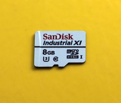NEU: 8 GB SanDisk Industrial microSDHC Class 10 U3 micro SD microSD 8GB Sdsdqaf3-008g
