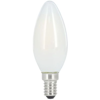 Xavax LED-Lampe Filament Kerze E14 4W 40W Matt Birne Leuchtmittel Glühbirne