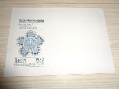 Briefumschlag DDR -Weltfestspiele der Jugend und Studenten Berlin 1973
