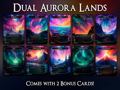 Dual Aurora Lands Set (A) - MTG