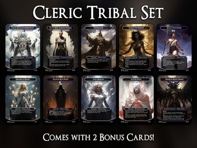 Cleric Tribal Set (A) - MTG
