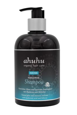 ahuhu SHINE Hyaluron Shampoo mit Hyaluron & Hibiskus Extrakt 500ml