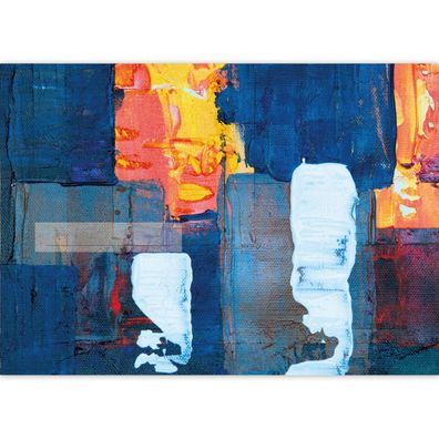 Künstler A3 Malblock Motiv "Komposition in blau"