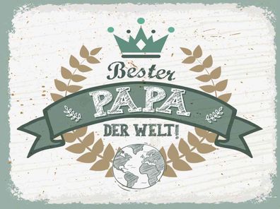 vianmo Holzschild 30x40 cm Männer Frauen Bester Papa der Welt