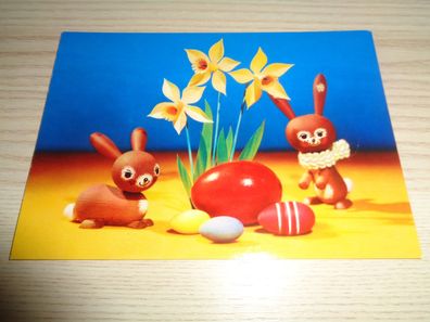 6442/ Ansichtskarte DDR , Glückwunschkarte -Ostern