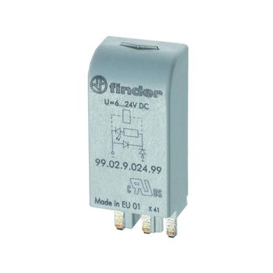 Finder Entstörmodul Varistor 6-24VAC LED UC 6-24VDC mit LED-Anzeige 99.02.0.024.98