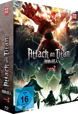 Attack on Titan - Staffel 2 - Gesamtausgabe - Blu-Ray - NEU