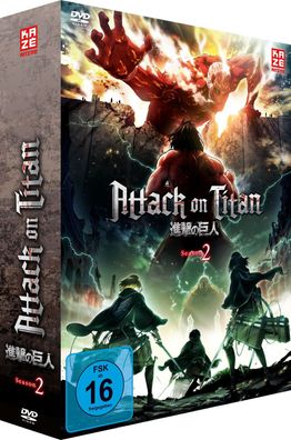 Attack on Titan - Staffel 2 - Gesamtausgabe - DVD - NEU