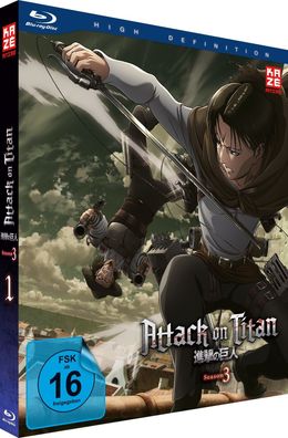 Attack on Titan - Staffel 3 - Vol.1 - Episoden 38-43 - Blu-Ray - NEU