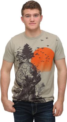 Hangover Alan Human Tree Dark Khaki Erwachsene Kostüm T-Shirt