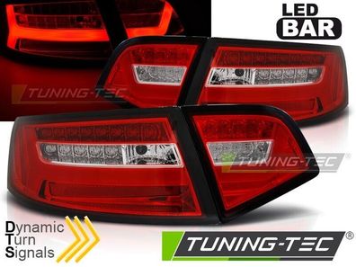 Audi A6 4G,6C Limousine, LED Rückleuchten, Rot-klar + Dynamik Blinker 2008-2011